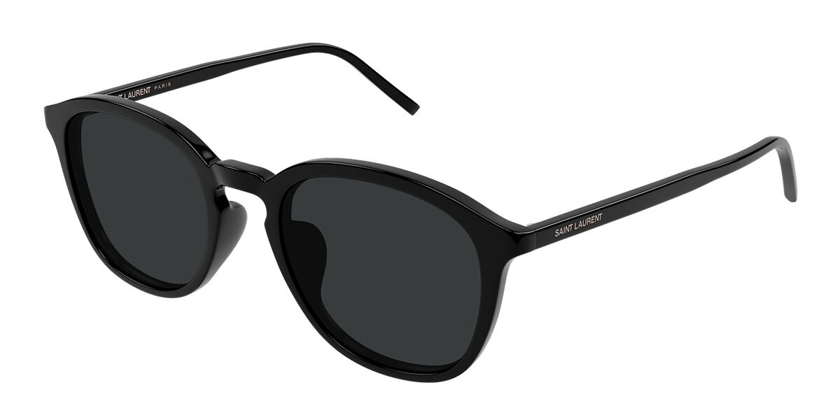Saint Laurent SL 782/K Asian Fit 001 Oval Black Sunglasses