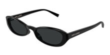 Saint Laurent SL M161 001 Oval Black Sunglasses  display picture 1