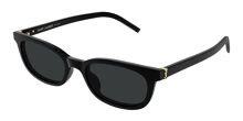 Saint Laurent SL534 SUNRISE 001 Rectangle Sunglasses - Shiny Black/Black Saint Laurent SL 534 SUNRISE 001 Rectangle Shiny Black  main image 4