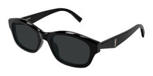Saint Laurent SL 534 SUNRISE 001 Rectangle Shiny Black 