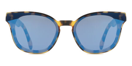 Illesteva Tortoise Round Sunglasses with Blue Lenses s-l400.jpg main image 3