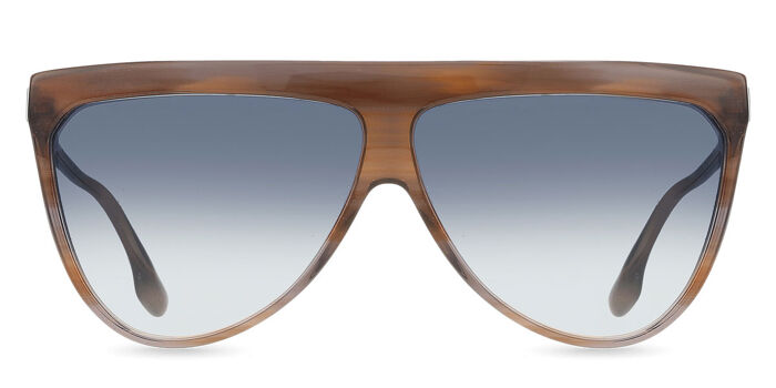 Victoria Beckham VB246S 318 Pilot Khaki Brown Horn 