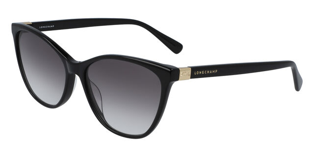 Longchamp Women\'s Sunglasses - Black Acetate Cat Eye Shape Full Rim Frame Longchamp Women main image 3