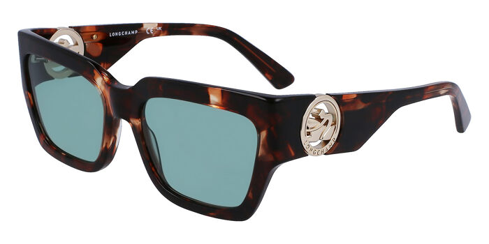 Longchamp LO735S 001 Square Black Sunglasses  display picture 2