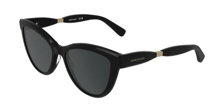 Longchamp Glossy Black Cat-Eye Sunglasses Longchamp | Accessories | Longchamp Black Cat Eye Oversized  main image 4