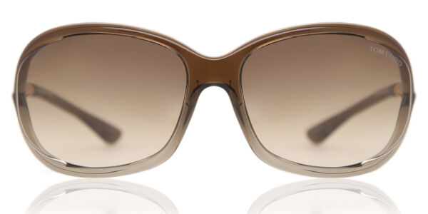 Tom Ford FT0008 JENNIFER 38F Butterfly Gradient Brown Eyeglasses