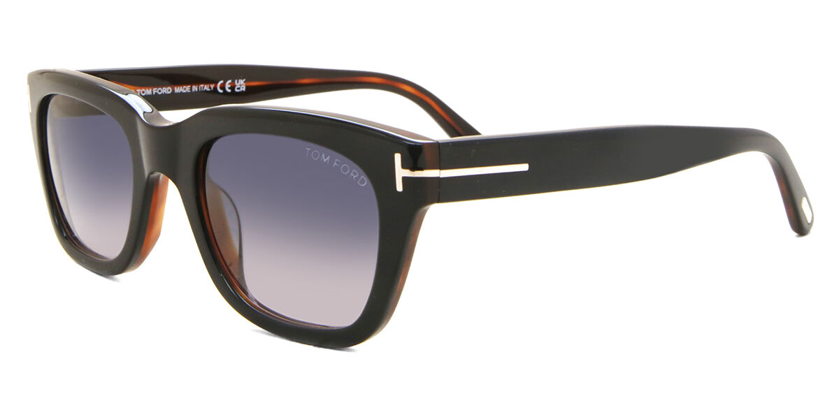 Tom Ford FT0237 SNOWDON 05B Square Black Sunglasses