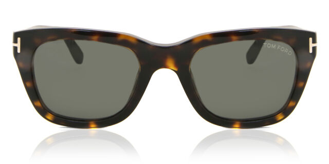 Tom Ford FT0237 SNOWDON 52N Square Tortoise Sunglasses 