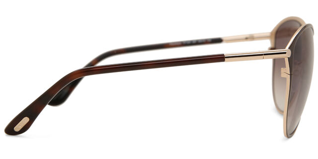 Tom Ford FT0320 PENELOPE 28F Oval Brown Sunglasses  display picture 1