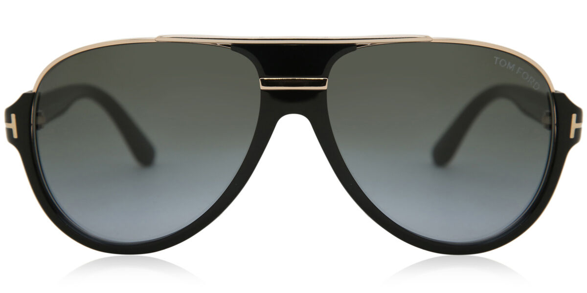 Tom Ford FT0334 DIMITRY 01P Pilot Black/Gold Sunglasses