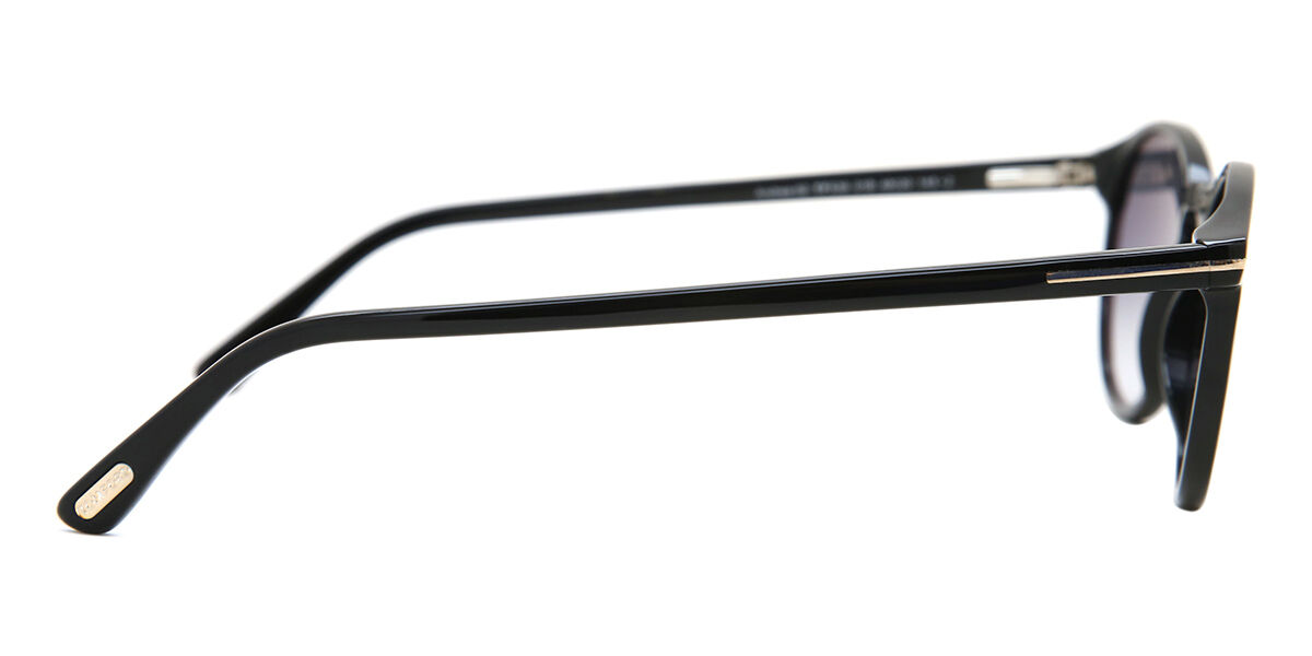 Tom Ford FT0539 ANDREA-02 01B Round Black Sunglasses