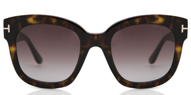Tom Ford FT0613 BEATRIX-02 52T Square Tortoise Sunglasses  display picture 2