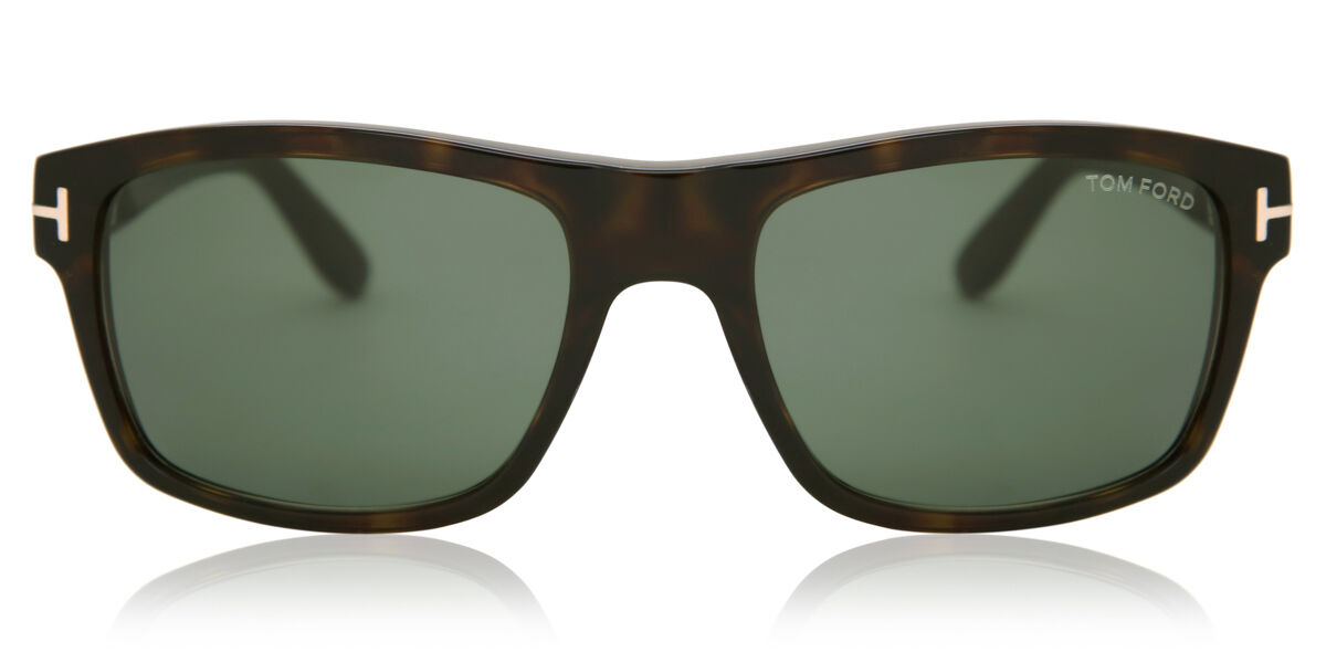 Tom Ford FT0678 AUGUST 52N Rectangle Tortoise Sunglasses