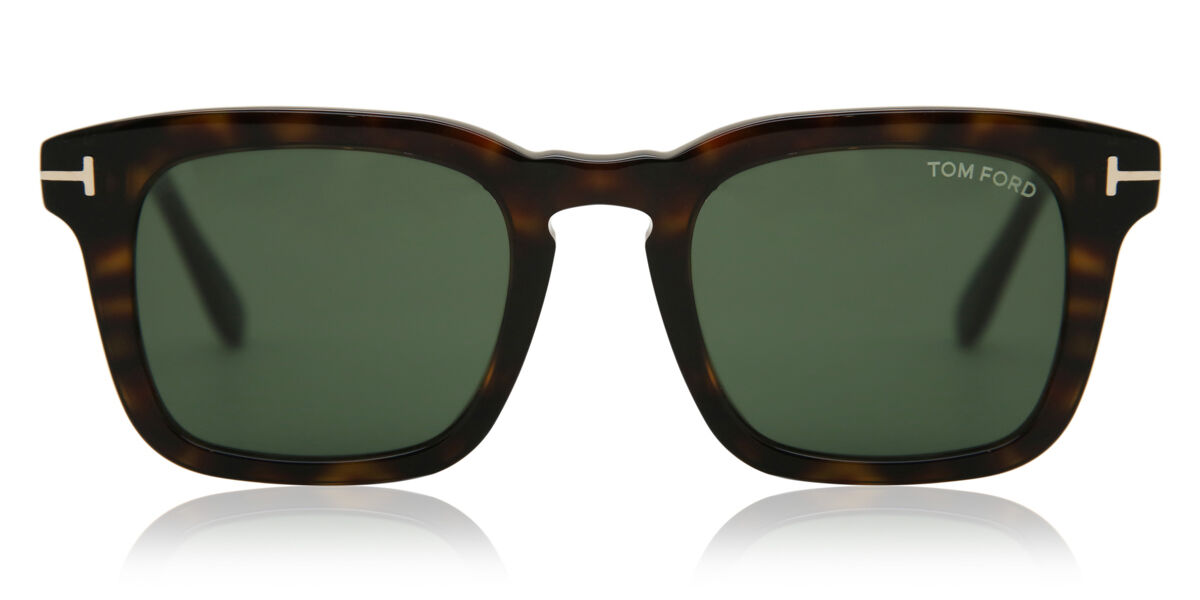 Tom Ford FT0751 DAX 52N Square Dark Tortoise Sunglasses