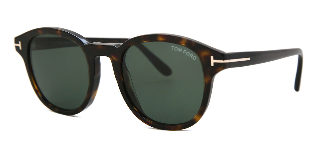 Tom Ford FT0752 JAMESON 52N Square Dark Tortoise Sunglasses