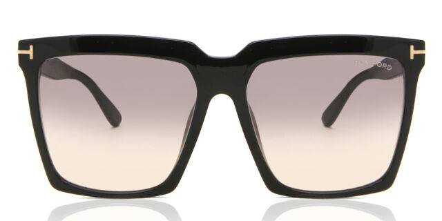 Tom Ford FT0764 SABRINA-02 01B Browline Shiny Black  display picture 2