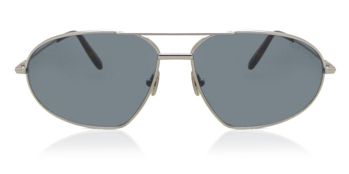 Tom Ford FT0928 ADDISON 12E Pilot Ruthenium Grey Sunglasses  display picture 1