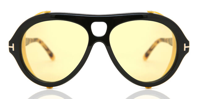 Tom Ford FT0882 Neughman 01E Pilot Shiny Black Sunglasses  display picture 1