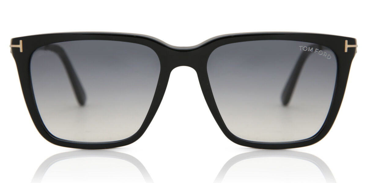 Tom Ford FT0862 GARRETT 01B Square Shiny Black Sunglasses
