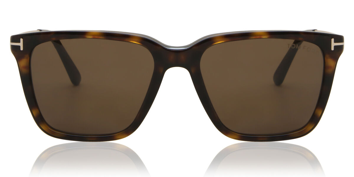 Tom Ford FT0862 GARRETT 01B Square Shiny Black Sunglasses