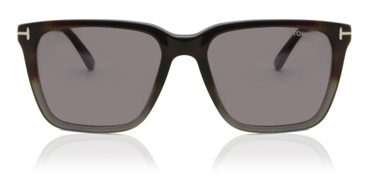 Tom Ford FT0862 GARRETT 01B Square Shiny Black Sunglasses