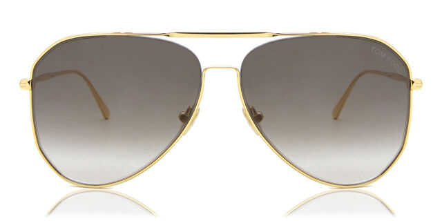 Tom Ford FT0853 CHARLES-02 30B Pilot Gold Sunglasses  display picture 1