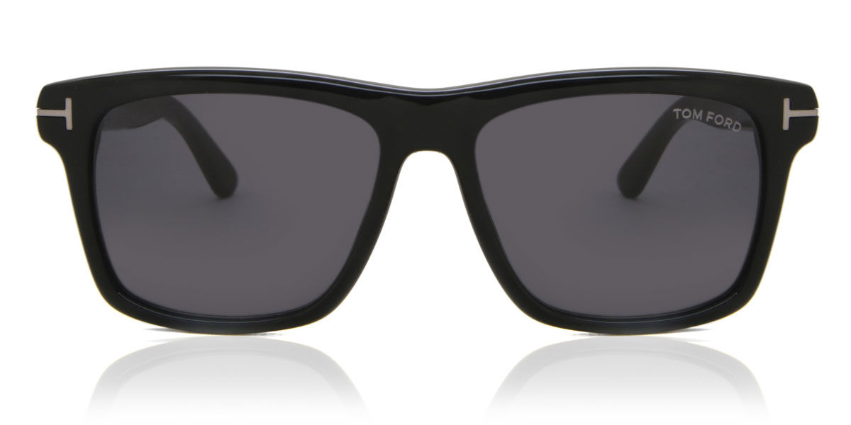 Tom Ford FT0906-N BUCKLEY-02 01A Square Black Sunglasses