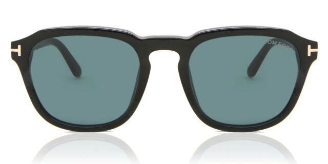 Tom Ford FT0931 AVERY 01V Square Glossy Black Sunglasses 
