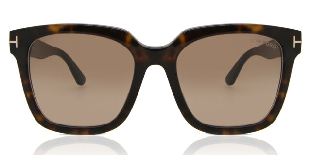 Tom Ford FT0952 SELBY 52F Square Dark Tortoise Sunglasses  display picture 1