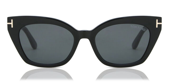 Tom Ford New in Box Juliette Sunglasses Cat Eye Black Shiny Acetate TOM FORD Juliette Acetate Cat-Eye Sunglasses | Neiman Marcus main image 3