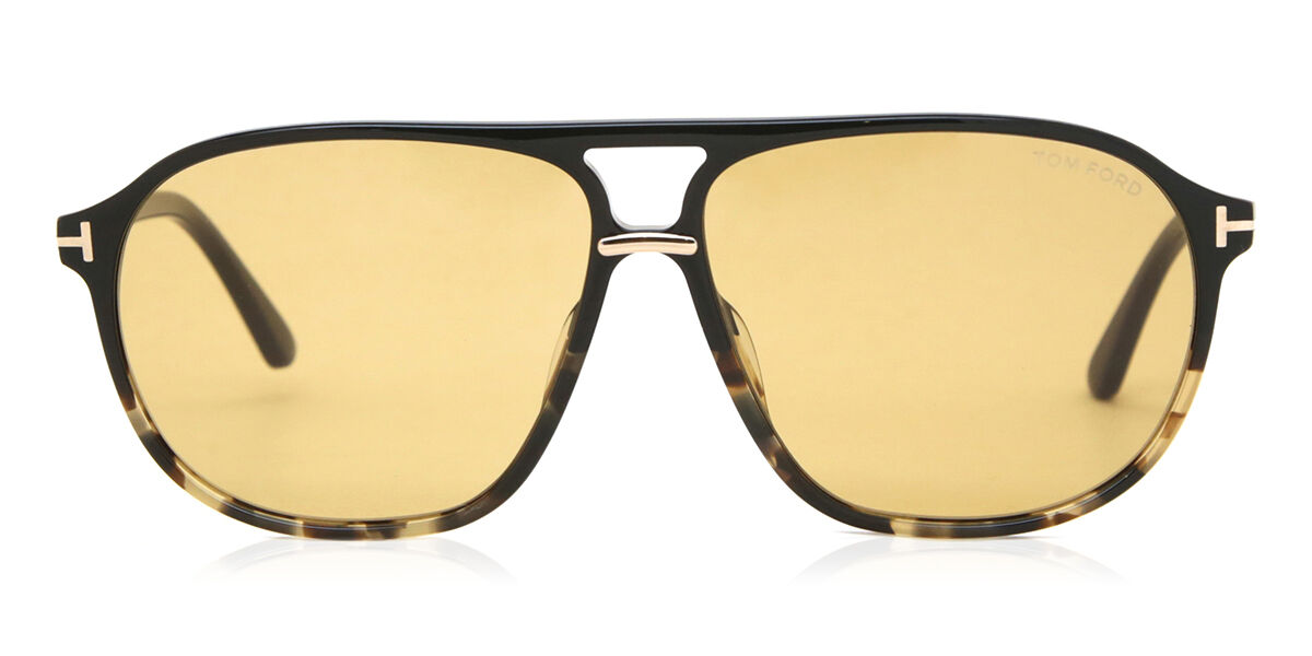Tom Ford FT0988 CAMILLO-02 52N Pilot Dark Tortoise Sunglasses