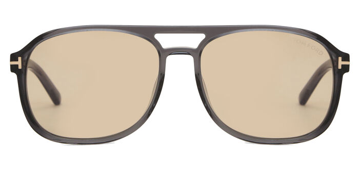Tom Ford FT0928 ADDISON 12E Pilot Ruthenium Grey Sunglasses  display picture 3