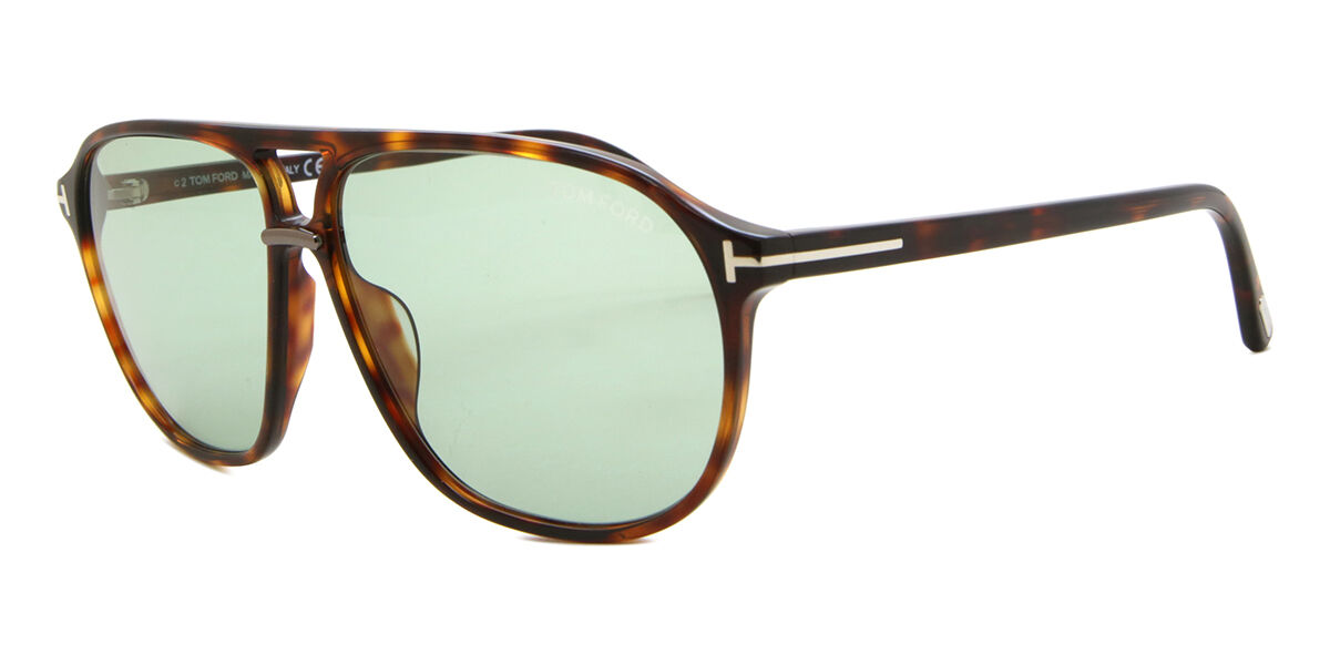 Tom Ford FT1026 BRUCE 54N Pilot Tortoise Sunglasses