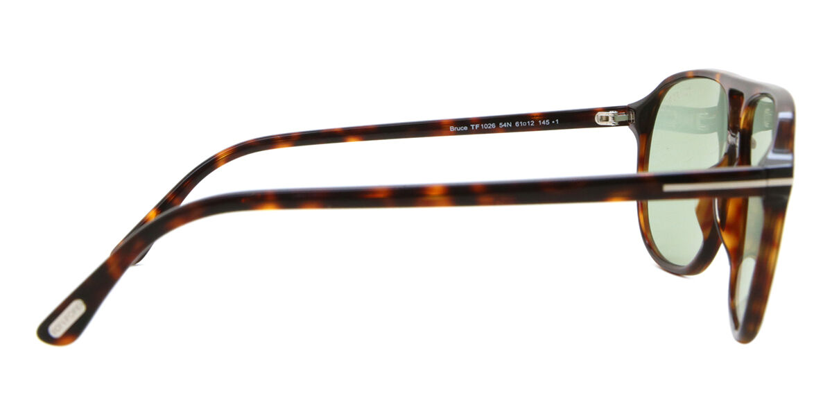 Tom Ford FT1026 BRUCE 54N Pilot Tortoise Sunglasses