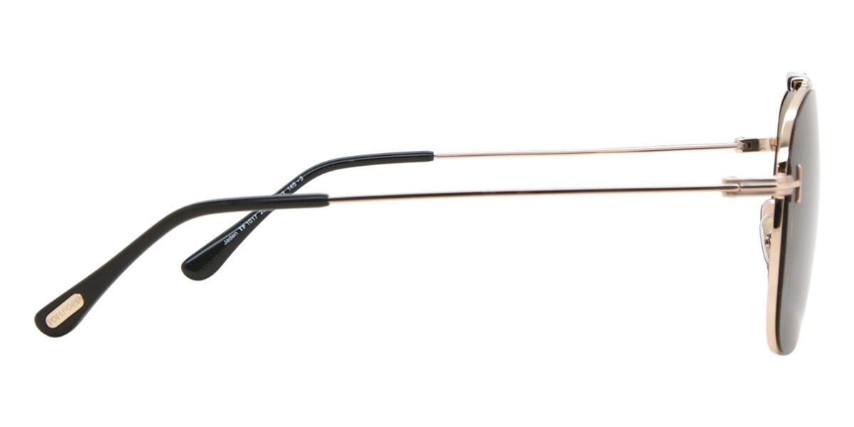 Tom Ford FT1017 JADEN 28A Pilot Shiny Rose Gold Sunglasses
