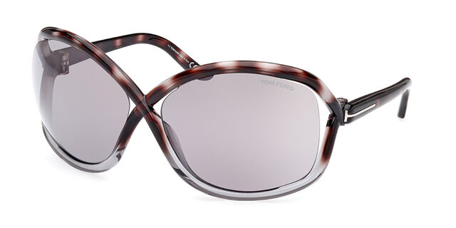 Tom Ford FT1068 BETTINA 55C Butterfly Gradient Grey Tortoise  display picture 1