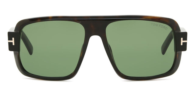 Tom Ford TURNER Men Sunglasses Havana Green Pilot FT1101 52N NEW AUTHENTIC Tom Ford TURNER FT 1101 Dark Havana/Green (52N) Sunglasses  main image 2