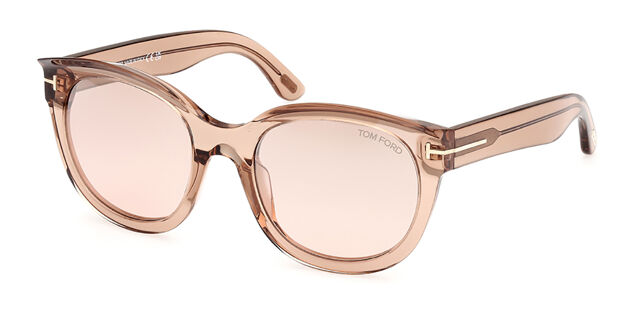 Tom Ford FT1114 TAMARA-02 45G Oval Transparent Light Brown  display picture 1