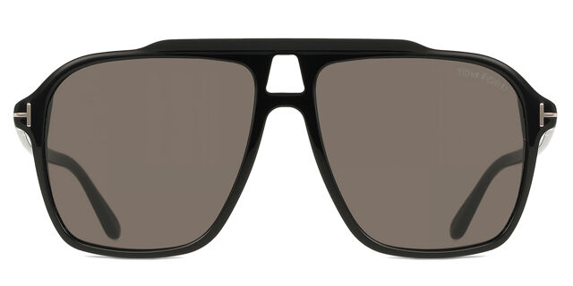 Tom Ford FT1209 AUTARI 01A Pilot Shiny Black Sunglasses  display picture 3