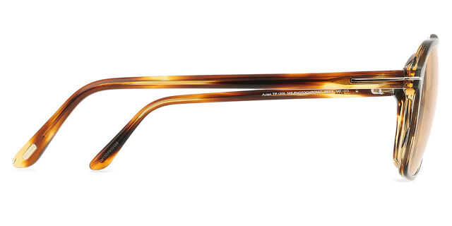 Tom Ford FT1209 AUTARI 56E Pilot Striped Dark Tortoise  display picture 1