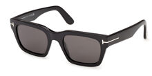 Tom Ford FT1193 ANGELLICA 01E Oval Shiny Black Sunglasses  display picture 3