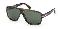 Tom Ford FT0943 JASMIN 01B Cat Eye Glossy Black Sunglasses  display picture 1