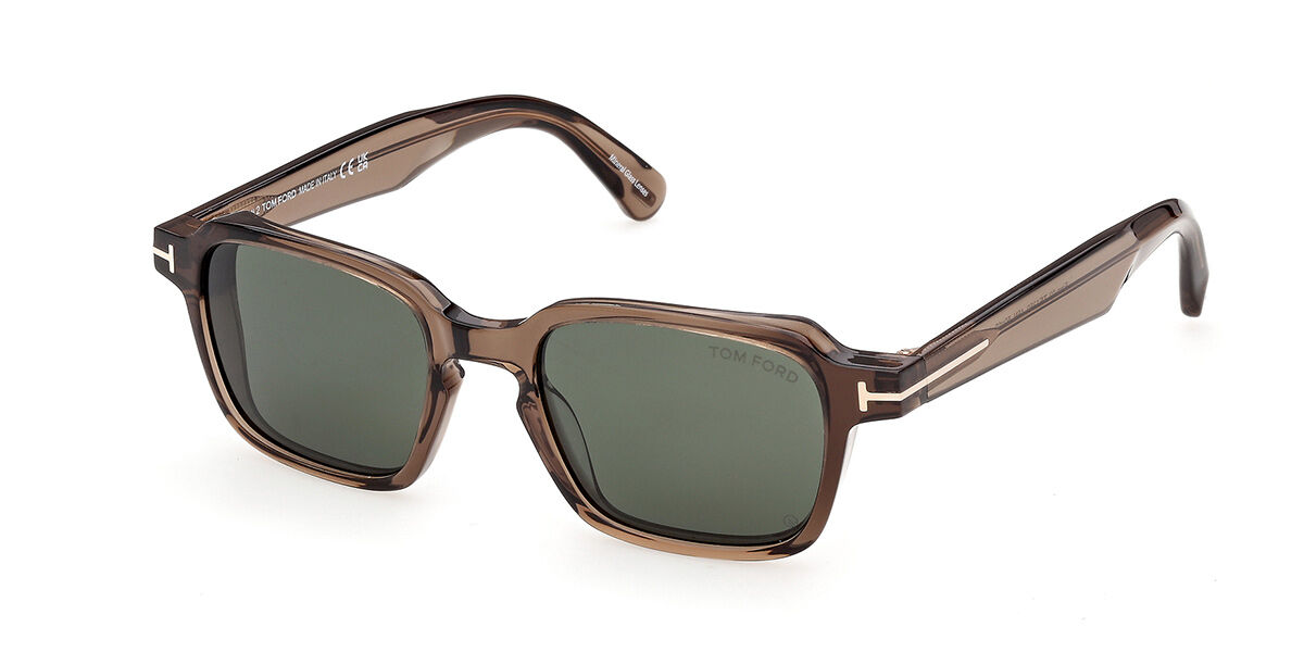 Tom Ford FT0885 BAILEY-02 45Y Square Transparent Brown Sunglasses