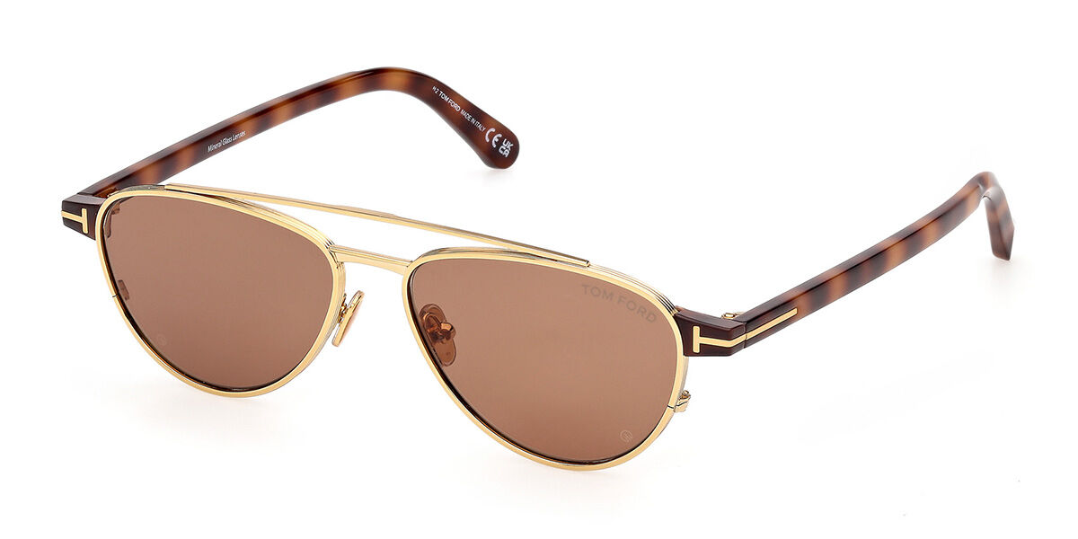 Tom Ford FT0782 DOLLY 28B Pilot Gold Sunglasses | SmartBuyGlasses US