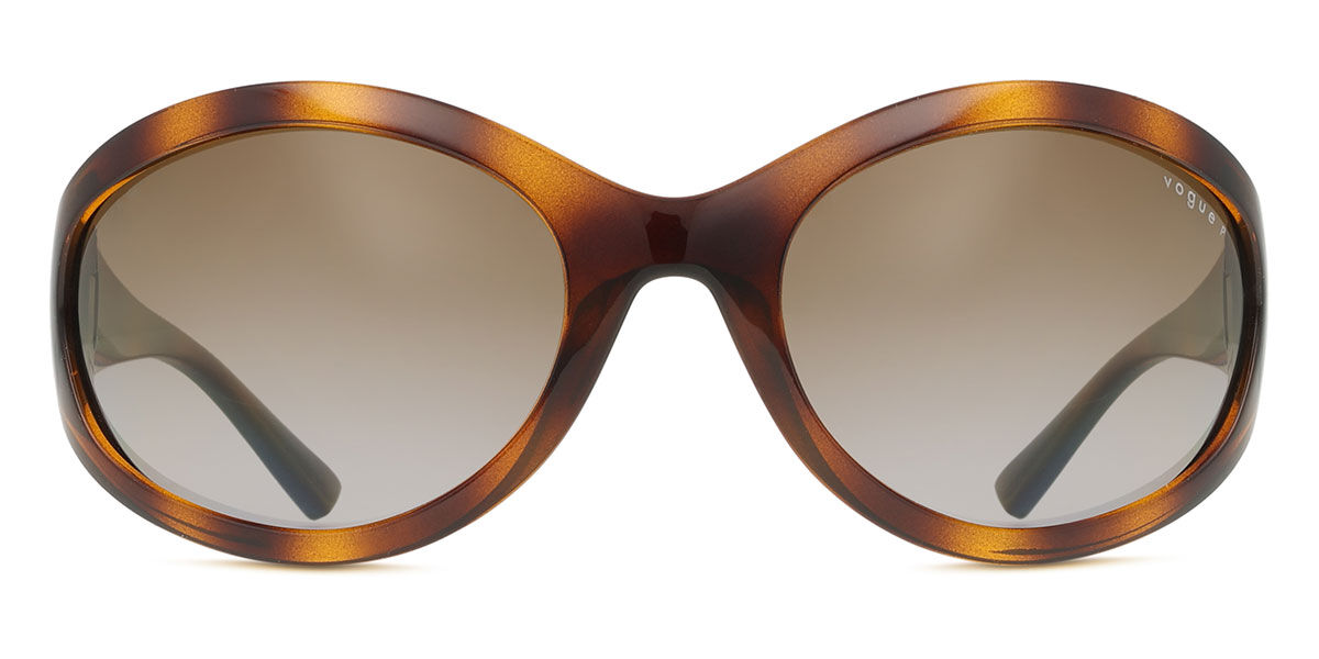 Miu Miu MU14ZS 14L90H Rectangle Honey Yellow Tortoise Sunglasses
