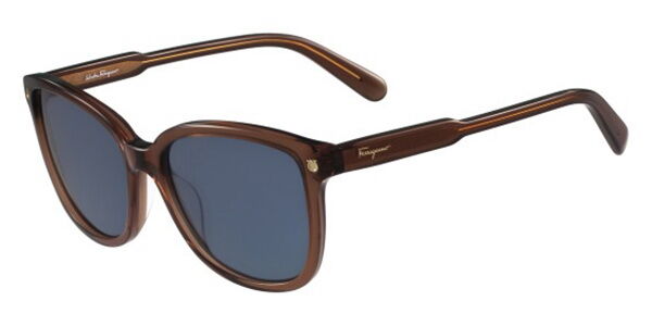 Salvatore Ferragamo SF 815S 210 Square Brown Sunglasses