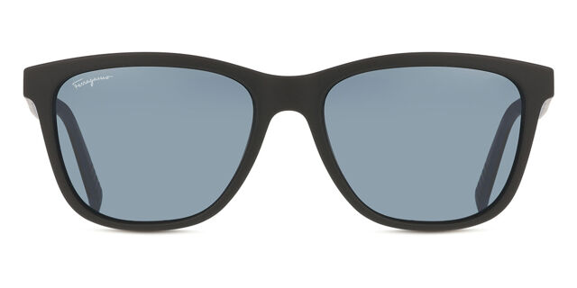 Salvatore Ferragamo SF 998S 002 Oval Matte Black Sunglasses  display picture 1