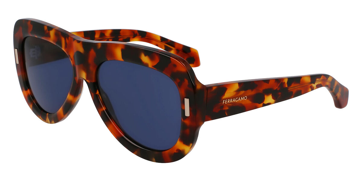 Salvatore Ferragamo SF2029SE 240 Pilot Tortoise Sunglasses