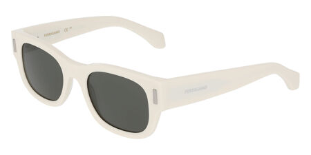 Salvatore Ferraegamo White Sunglasses Amazon.com: Ferragamo Unisex Sf1078s 59Mm Sunglasses, White  main image 2