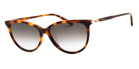 Salvatore Ferragamo Tortoiseshell Cat-Eye Sunglasses with Gold Accents Butterfly frame sunglasses - Women | Ferragamo main image 2